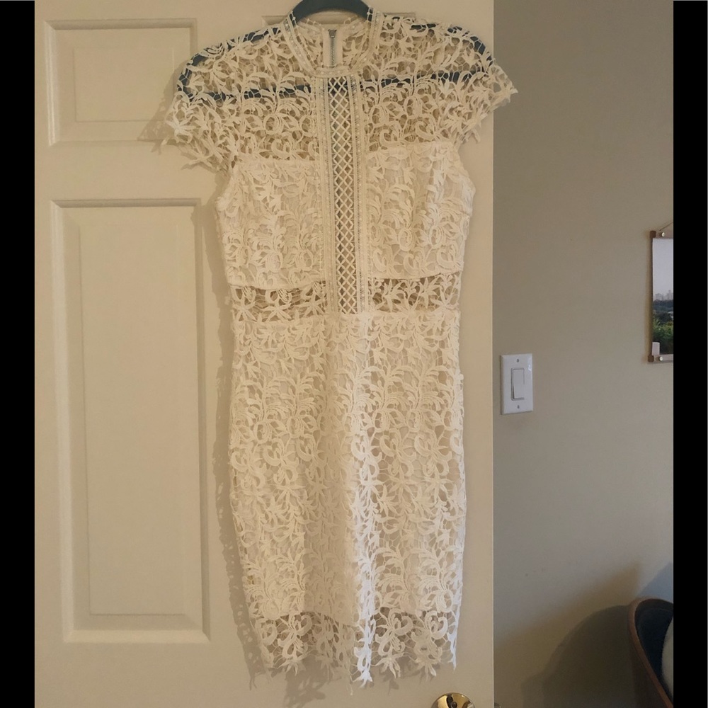 Cut out Lace Dress